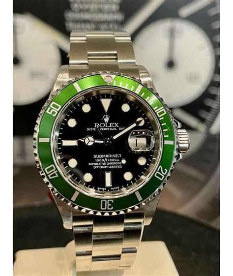 rolex ghiera verde 2004|Rolex Submariner Date 16610 .